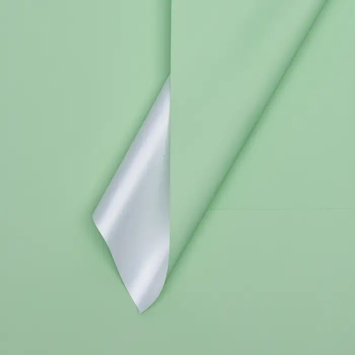 Пленка для цветов тонированная, матовая, светло - зелёная, 57×57 см ±5% см, 65 мкм Пленка для цветов тонированная, матовая, светло - зелёная, 57×57 см ±5% см, 65 мкм