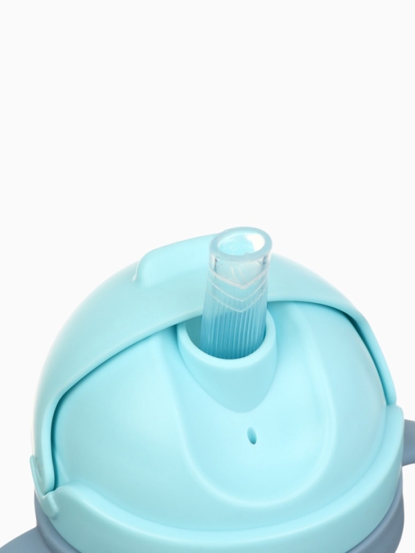 Mum&Baby, Поильник- непроливайка с трубочкой, зайка, голубой SL-07275C