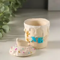 Шкатулка "Кулич пасхальный" 7х5 см, цветной