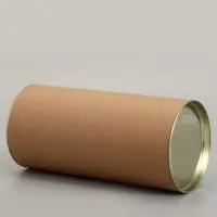 Тубус 120&times;260 мм (240 мм внутр. высота), картон, металлическая крышка