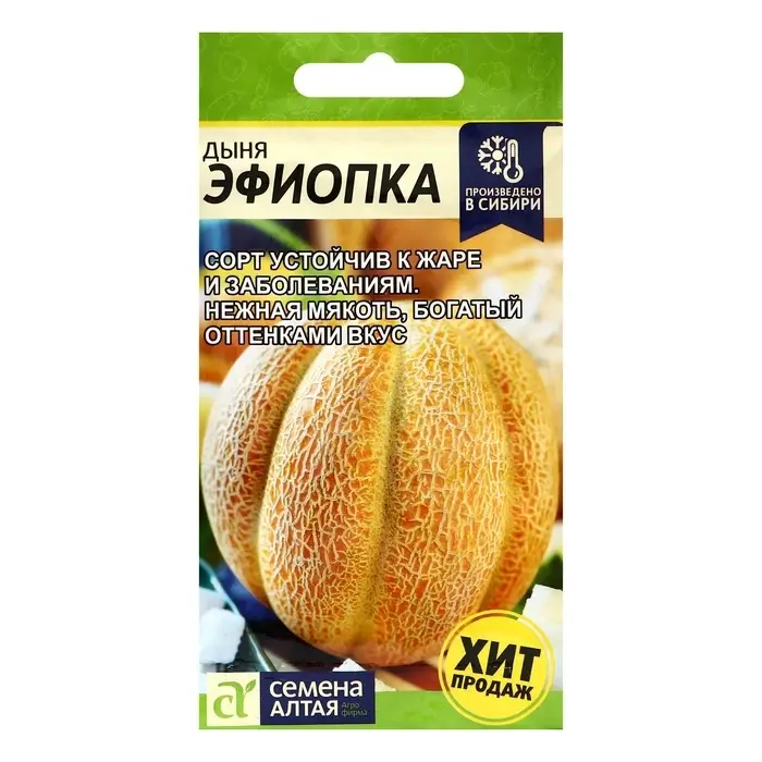 Семена Дыня Эфиопка, ц/п, 1 г. Семена Дыня Эфиопка, ц/п, 1 г.