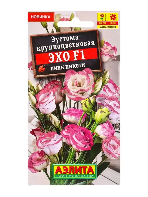 Семена цветов Эустома Эхо F1 пинк пикоти крупноцветковая (драже) С. Sakata, Ц/П,5 шт. Семена цветов Эустома Эхо F1 пинк пикоти крупноцветковая (драже) С. Sakata, Ц/П,5 шт.