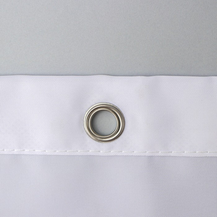 Штора для ванны Доляна «Моно» с люверсами, 180×180 см Штора для ванны Доляна «Моно» с люверсами, 180×180 см