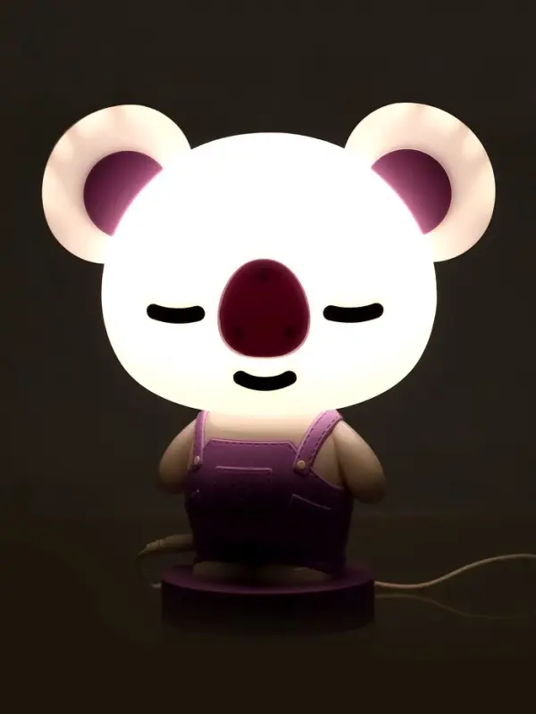 Лампа - ночник ZABIAKA &laquo;Коала&raquo;, световые эффекты, работает от сети, МИКС