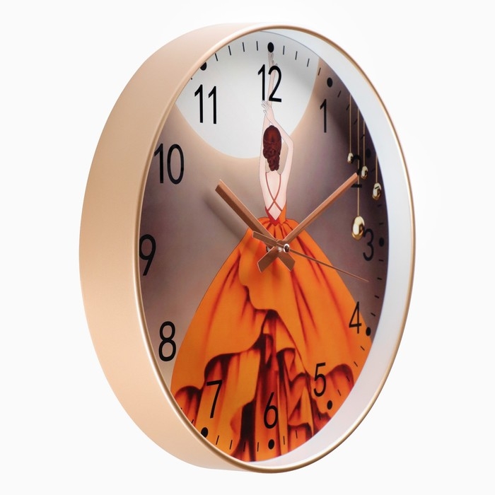 Часы настенные Часы настенные "Балерина", d-30 см, плавный ход