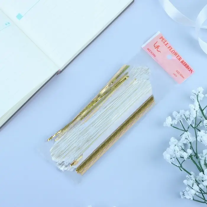 Подарочный Бант - шар №5 &laquo;Узор&raquo;, для упаковки подарков, микс