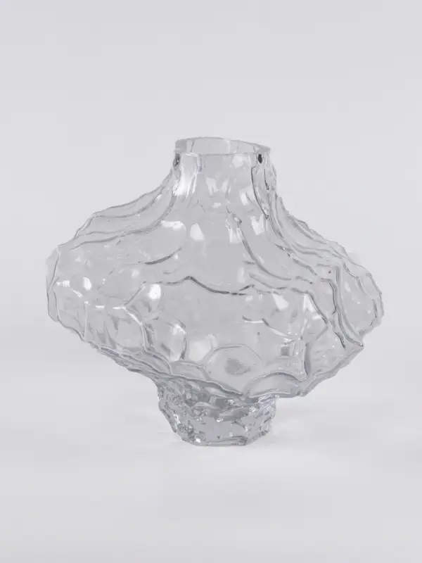 Ваза «Джино», 21×25 см, стекло, прозрачная