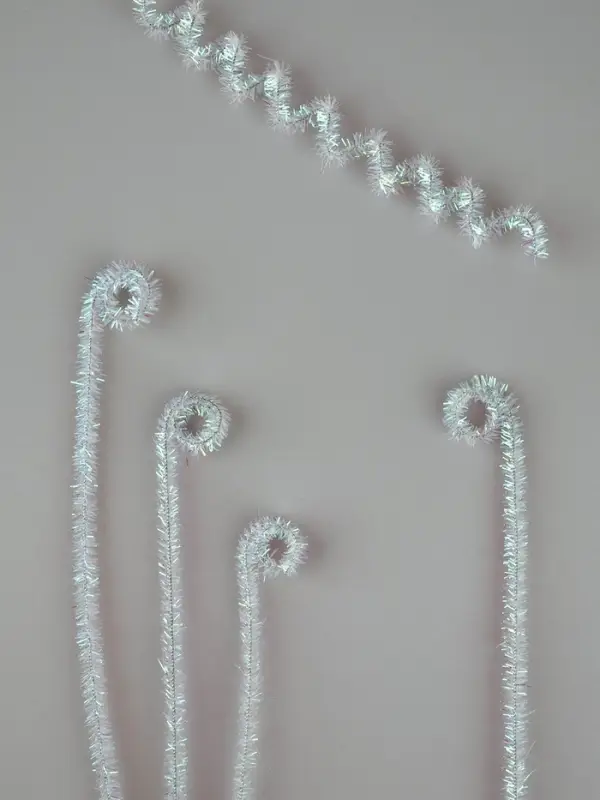 Синельная проволока &laquo;Блеск&raquo;, набор 50 шт., перламутровая, 30 см