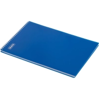 Блокнот на спирали А4 80л  Attache клетка, обложка Plastic