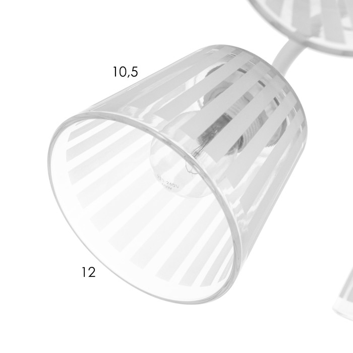 Люстра Люстра "Ванесса" 5х60Вт Е27 Белый 45х45х27см