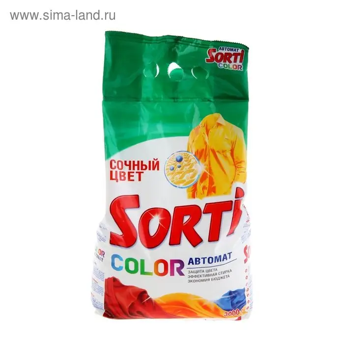 Порошок стиральный Sorti "Автомат Color",  3000 г