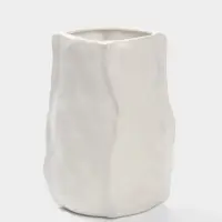 Ваза для цветов &laquo;Габино&raquo;, 18.5&times;12 см, керамика, белая