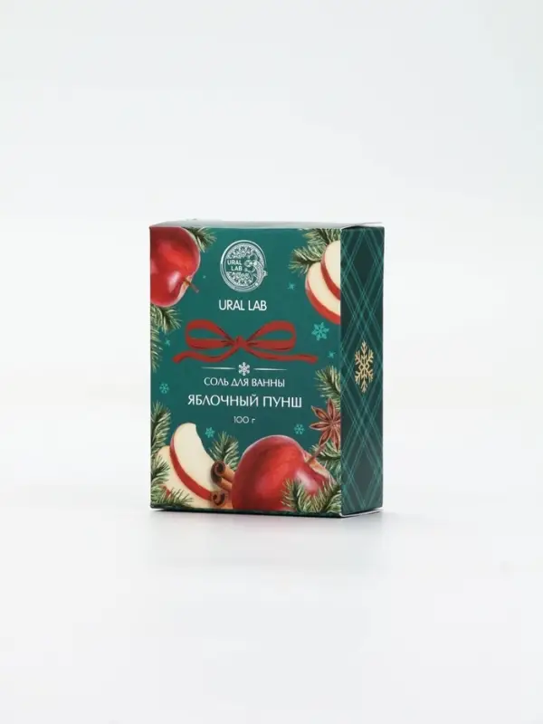 URAL LAB Арома Саунд Соль для ванны с ароматом яблочного пунша, 100 гр URAL LAB Арома Саунд Соль для ванны с ароматом яблочного пунша, 100 гр