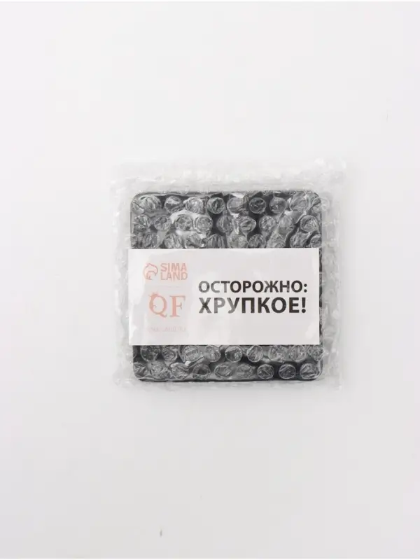 Зеркало складное &laquo;Волна&raquo;, 7&times;7 см, с увеличением х2, чёрное