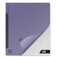 Тетрадь 48 листов в клетку, ErichKrause CoverPro Reef matt, пластиковая обложка, индиго