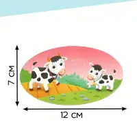 Пазл DUO &laquo;Мама и малыш&raquo;, изучаем цвета, 24 крупные детали