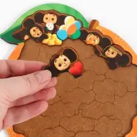 Чебурашка деревянный пазл, 26 деталей