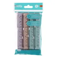 VETTA Набор зажимов для пакетов 4шт с датами, пластик, 12см