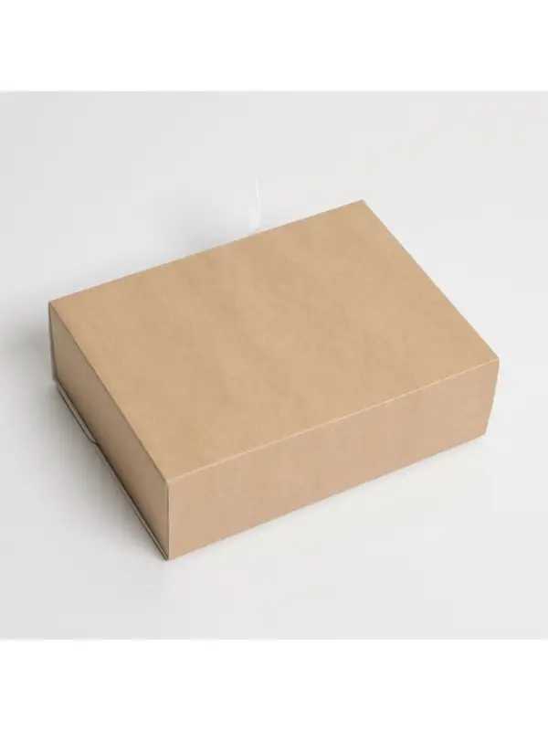 Коробка подарочная складная крафтовая, упаковка, 16.5 х 12.5 х 5 см Коробка подарочная складная крафтовая, упаковка, 16.5 х 12.5 х 5 см