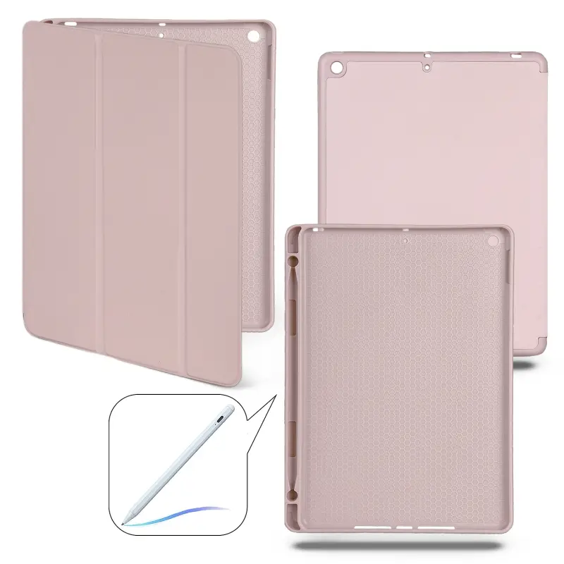 Чехол-книжка iPd 10.2 (2019/2020/2021) Smart case (Pencil) Pink Sand №14