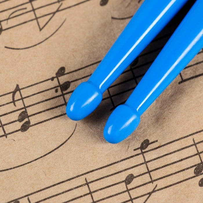 Барабанные палочки Music Life, 5A, нейлон, синие Барабанные палочки Music Life, 5A, нейлон, синие