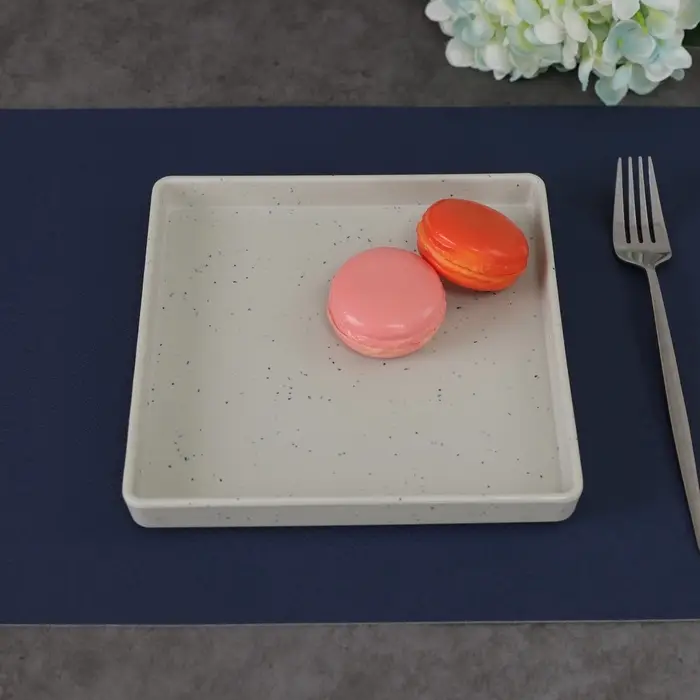 Блюдо сервировочное &laquo;Мрамор&raquo;, 18.5&times;2.3 см, серое