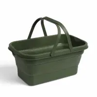 Корзина - столик maclay 2 в 1, складная, 47&times;28.5&times;23.5 см, зелёная