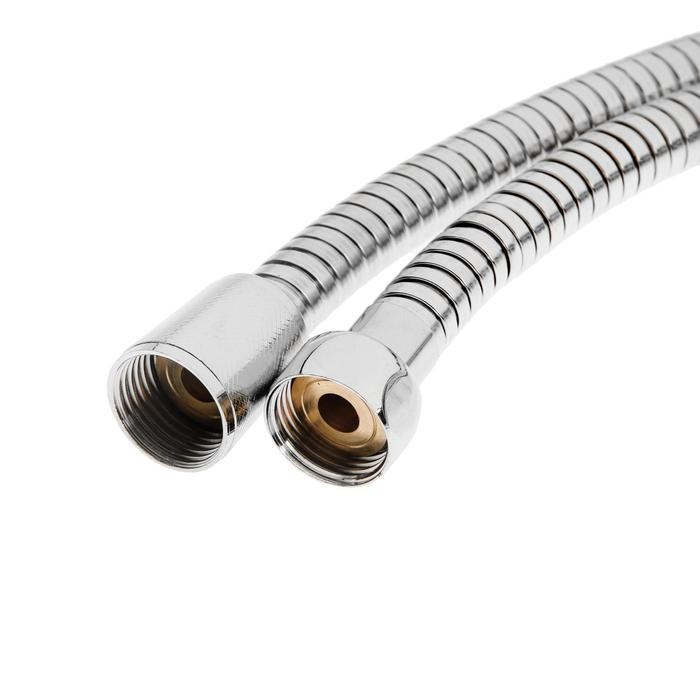 Душевой шланг Accoona A383-20, растягивающийся 200-250 см, латунная гайка, хром Душевой шланг Accoona A383-20, растягивающийся 200-250 см, латунная гайка, хром