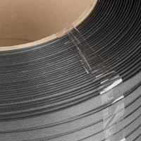 Стреппинг лента Полипропиленовая 15мм х 0,8 (1400 м.) Серая