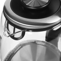 Чайник HYK-G5506 черный-серебристый, 1.7л, мощность 2200Вт