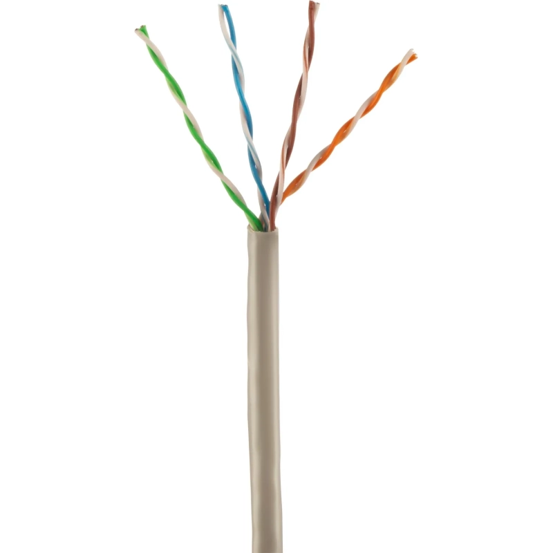 Кабель BigTech BT-CECR-003 медь UTP 4 пары, кат.5e AWG24 PVC 305м сер