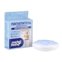 Поглотитель запаха и влаги для холодильника "Market Fresh Mini", 1 шт.