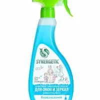 Средство для мытья окон и зеркал Synergetic «Океанский бриз», 500 мл