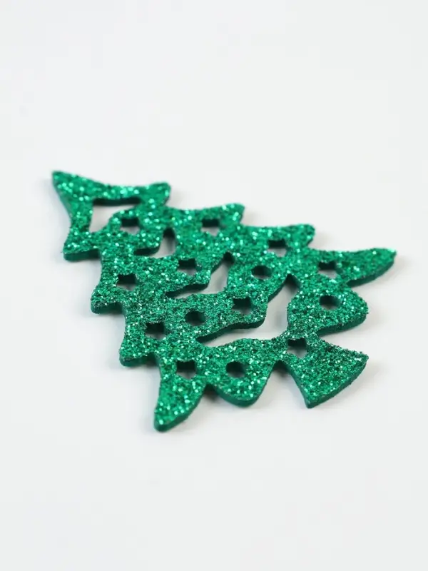 Декор Декор "Зеленые елочки", набор 6 шт.
