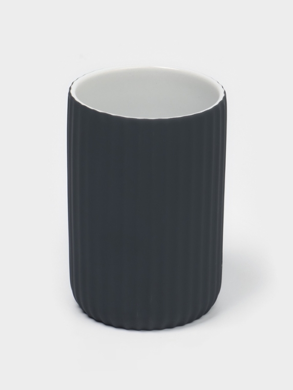 Набор для ванной Набор для ванной "Лайн" 4 предмета (дозатор для мыла, стакан, 2 стакана, мыльница)