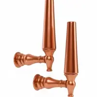 Крючок - держатель для штор CAPPIO KS053, алюминий, цвет медь, 2 шт.