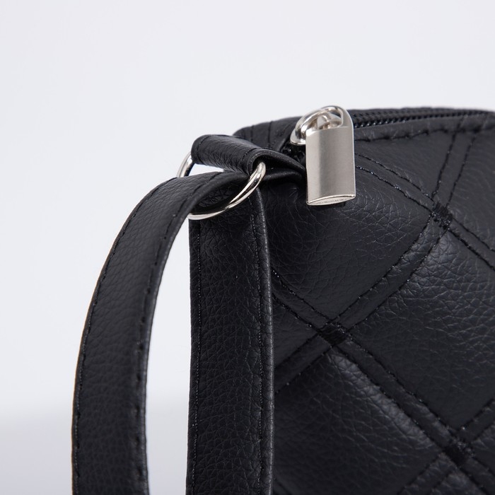 Сумка кросс-боди на молнии, цвет чёрный Сумка кросс-боди на молнии, цвет чёрный