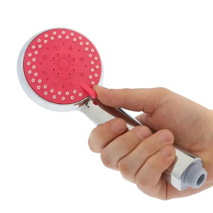 Душевая лейка 5 режимов со шлангом, держатель, крепеж в комплекте.