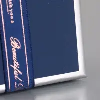 Набор подарочных коробок 3 в 1 прямоугольные с бантом, ночной синий, 23&times;16&times;9.5; 21&times;14&times;8; 19&times;12&times;6.5 см