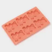 Форма для выпечки Доляна &laquo;Животные. Мишка&raquo;, силикон, 28.5&times;17 см, 6 ячеек (8.5&times;7 см), Pantone 1625 C