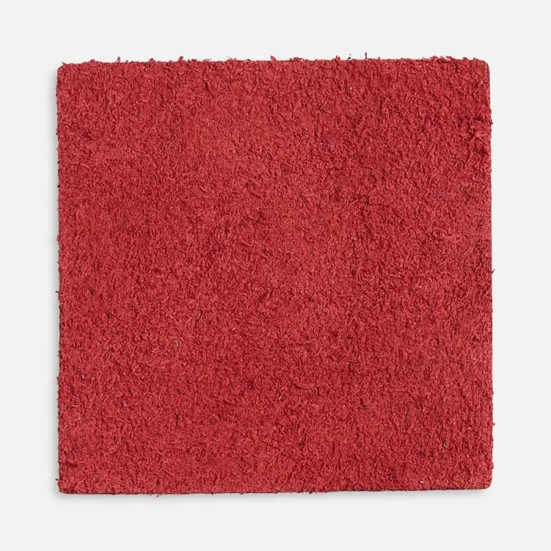 Лейбл кожаный Pasek, L, красный