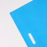 Пакет полиэтиленовый с вырубной ручкой, Лазурный 50&times;60 См, 70 мкм