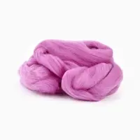 Шерсть для валяния 100% полутонкая шерсть 50 гр (058, сирень) Шерсть для валяния 100% полутонкая шерсть 50 гр (058, сирень)