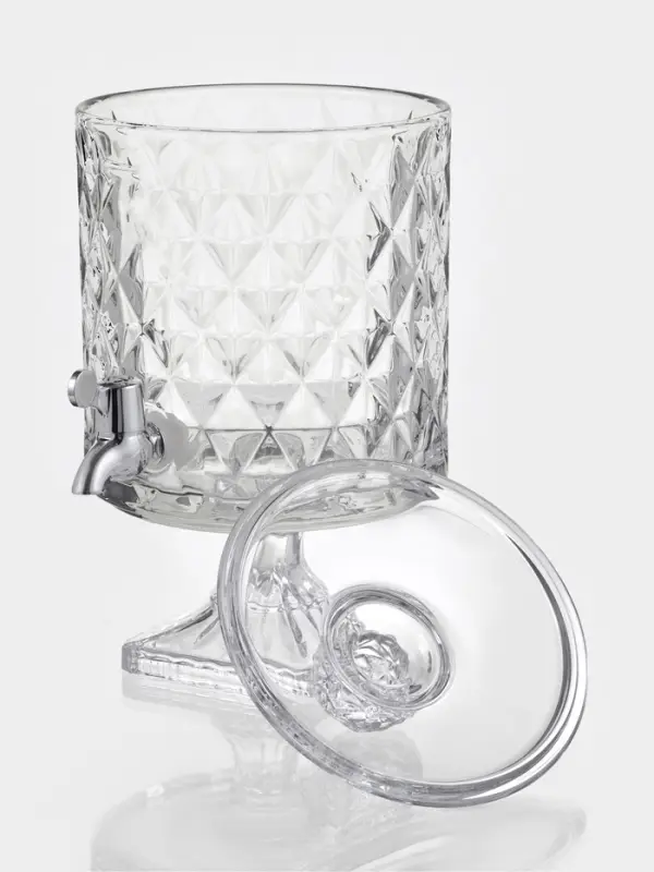 Диспенсер для напитков &laquo;Круиз&raquo;, 4.5 л, 20&times;39 см, на ножке, стекло, прозрачный