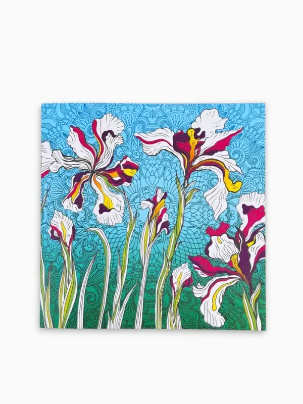 Раскраска - антистресс, альбом &laquo;Цветочное наслаждение&raquo; 20 стр.