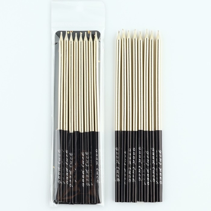 Свечи для торта «В твой особенный день», шампань, 8 шт, 14,9 х 0,5 см Свечи для торта «В твой особенный день», шампань, 8 шт, 14,9 х 0,5 см