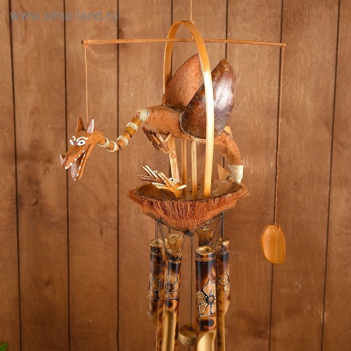 Музыка ветра Музыка ветра "Дракоши" бамбук 40х15х100 см