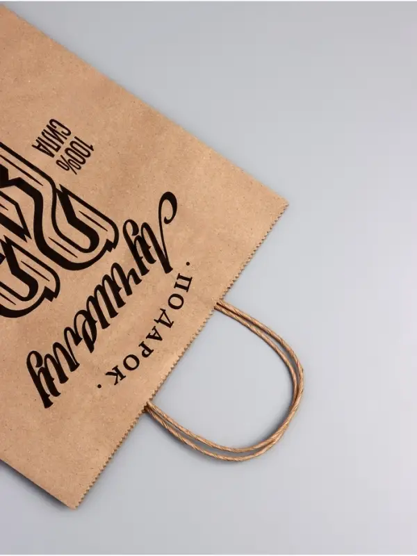 Пакет подарочный бумажный, «23 Февраля», 24×14×28 см