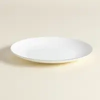 Тарелки SL Home &laquo;Каскарон&raquo;, d=20 см, набор 2 шт., костяной фарфор, белые