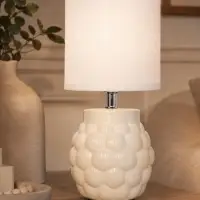 Лампа настольная RISALUX &laquo;Хицугая&raquo;, Е14, 40 Вт, бежевая, 14&times;14&times;28 см